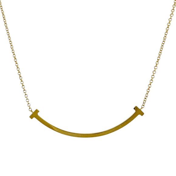 Tiffany T Smile Necklace Diamond Ladies TIFFANY&Co. - Picture 3 of 7